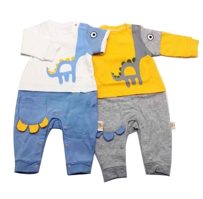 Sensation de port confortable de l'habillement de coton de 100% de bébé des enfants réglés par vêtements organiques
