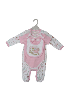 Impression réglée du transfert de chaleur de broderie de bébé de cadeau écologique de vêtements 3D