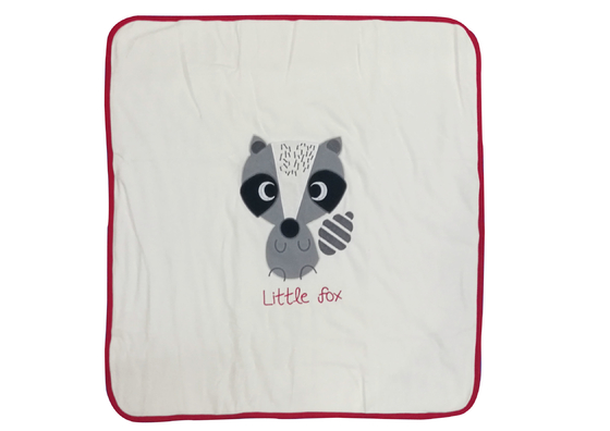 Couvertures unisexes de bébé du velours 240G avec le polyester du coton 20% de Wadded 80%