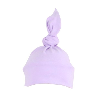 Chapeaux infantiles de bébé de bébé de couplage de 100% de chapeaux nouveau-nés de coton avec la couleur solide d'impression